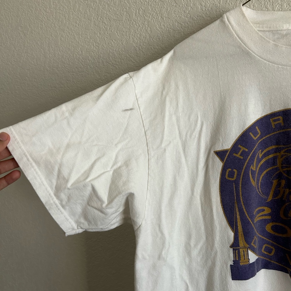 Vintage 2000 Churchill Downs Breeders Cup Champions Horse Racing White Tee Sz XL - Picture 3 of 8